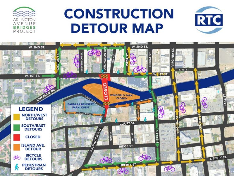 Arlington-Detour-Map-Sept Detour for all roadway users
