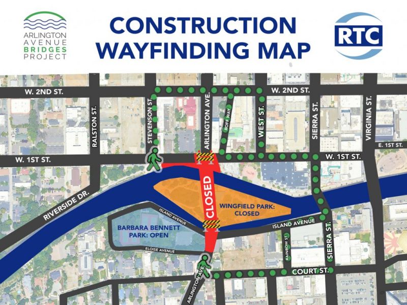 Pedestrian wayfinding map